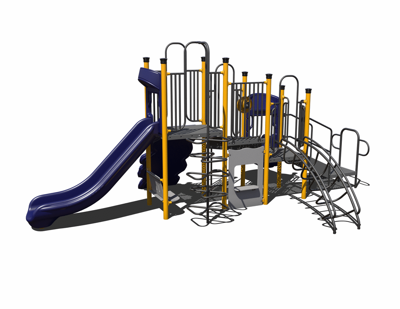 CW-0001-1 Commercial Modular Play Structure | Ages 5-12 | Capacity 24 (view 3)