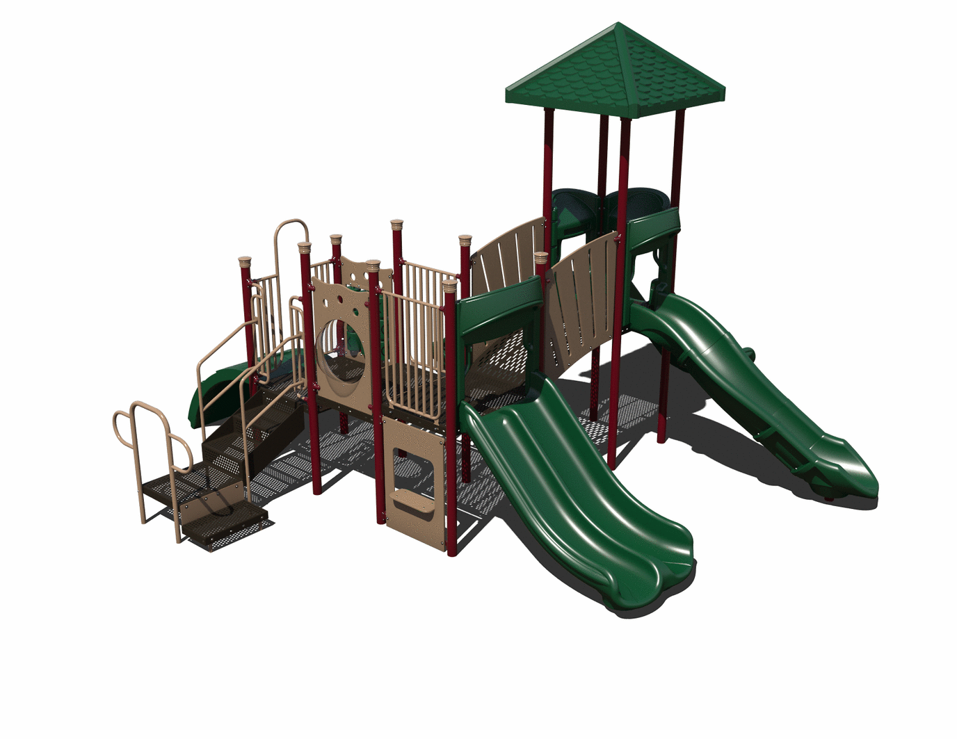 CW-0005 Commercial Modular Play Structure | Ages 2-12 | Capacity 38