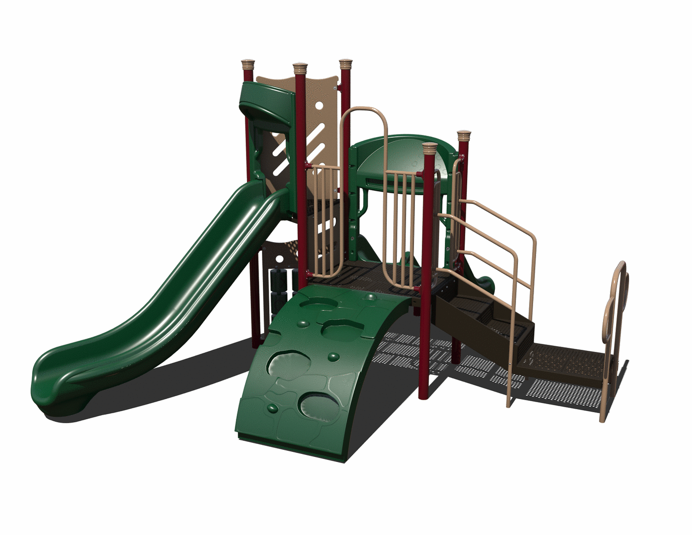 CW-0006-1 Commercial Modular Play Structure | Ages 2-12 | Capacity 21 (view 2)