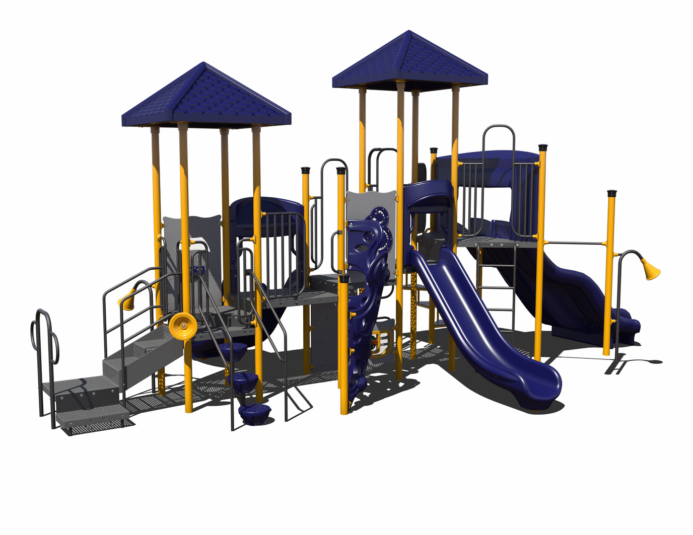 CW-0008 Commercial Modular Play Structure | Ages 5-12 | Capacity 35-40 (view 2)