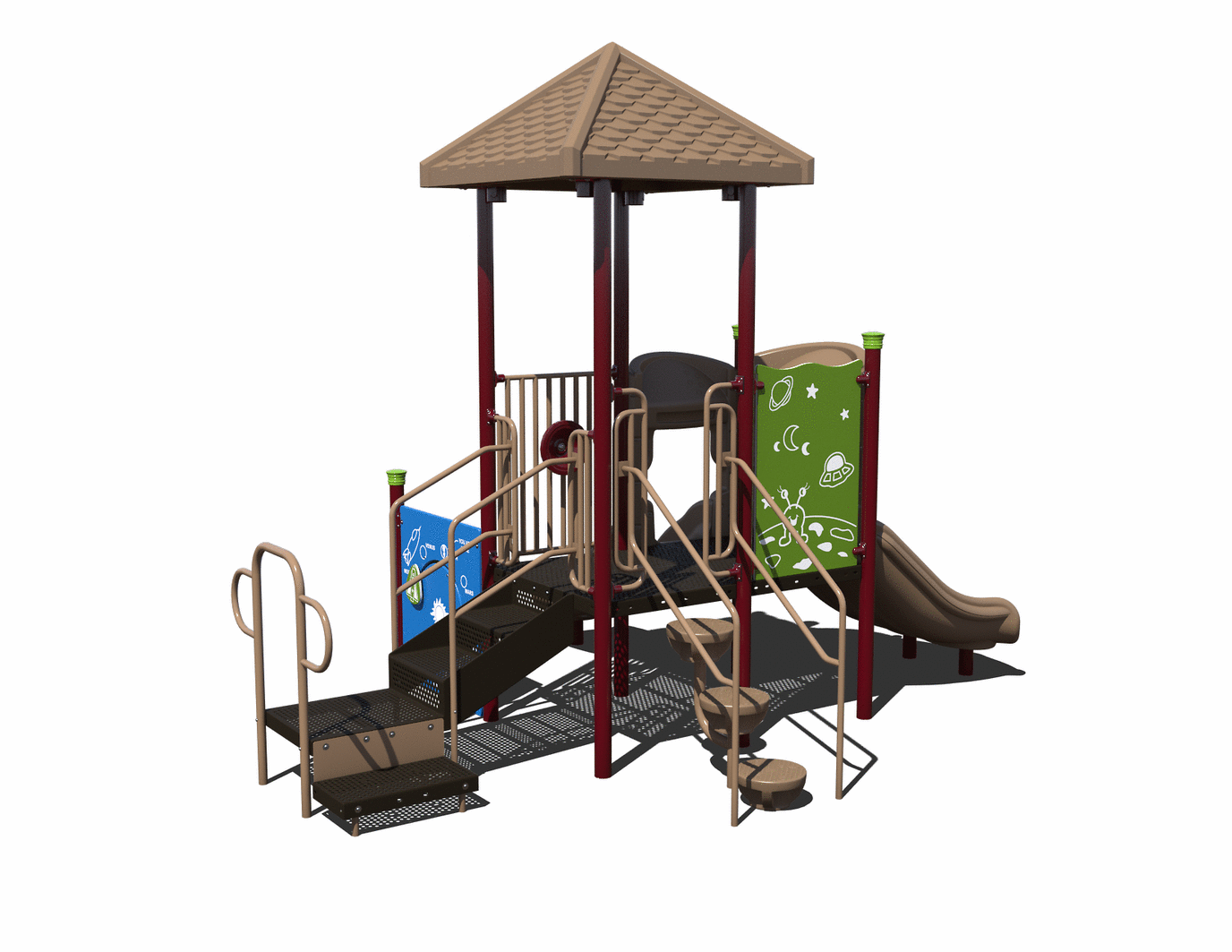 CW-0010 Commercial Modular Play Structure | Ages 2-5 | Capacity 22 (view 2)
