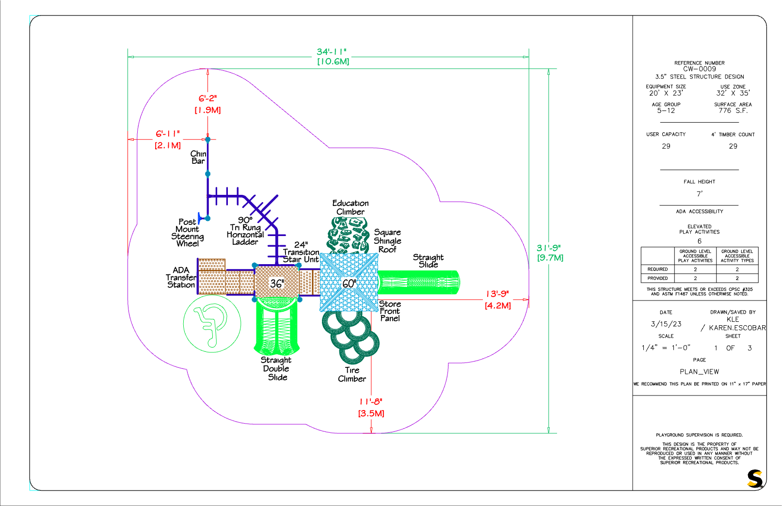 CW-0012 Commercial Modular Play Structure | Ages 2-12 | Capacity 37 (view 3)
