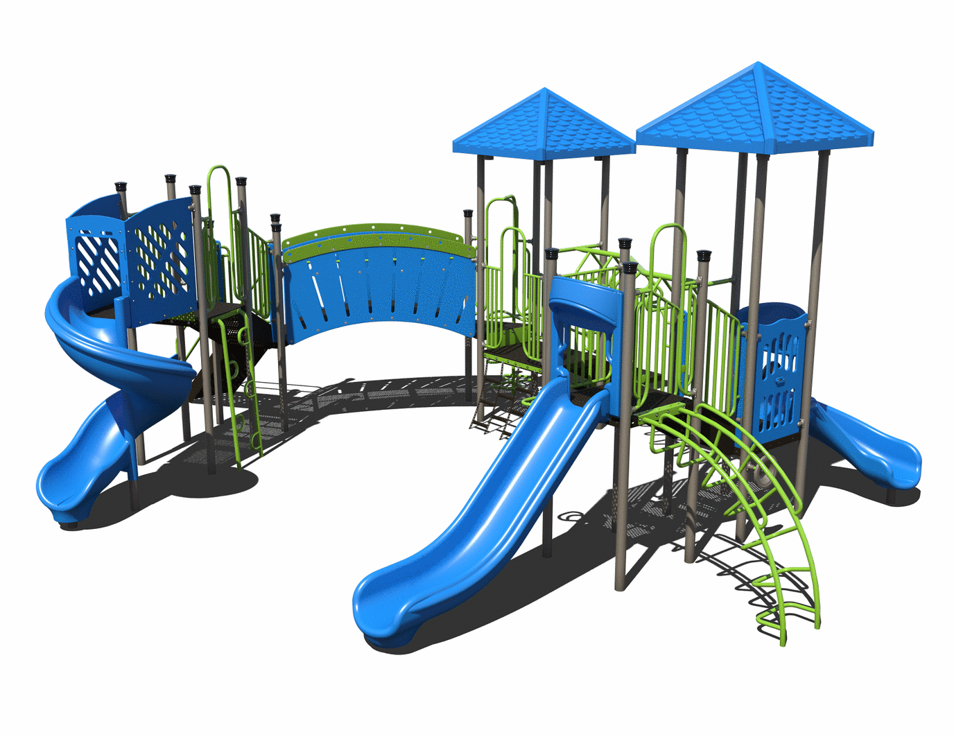 CW-0019-1 Commercial Modular Play Structure | Ages 5-12 | Capacity 30-40