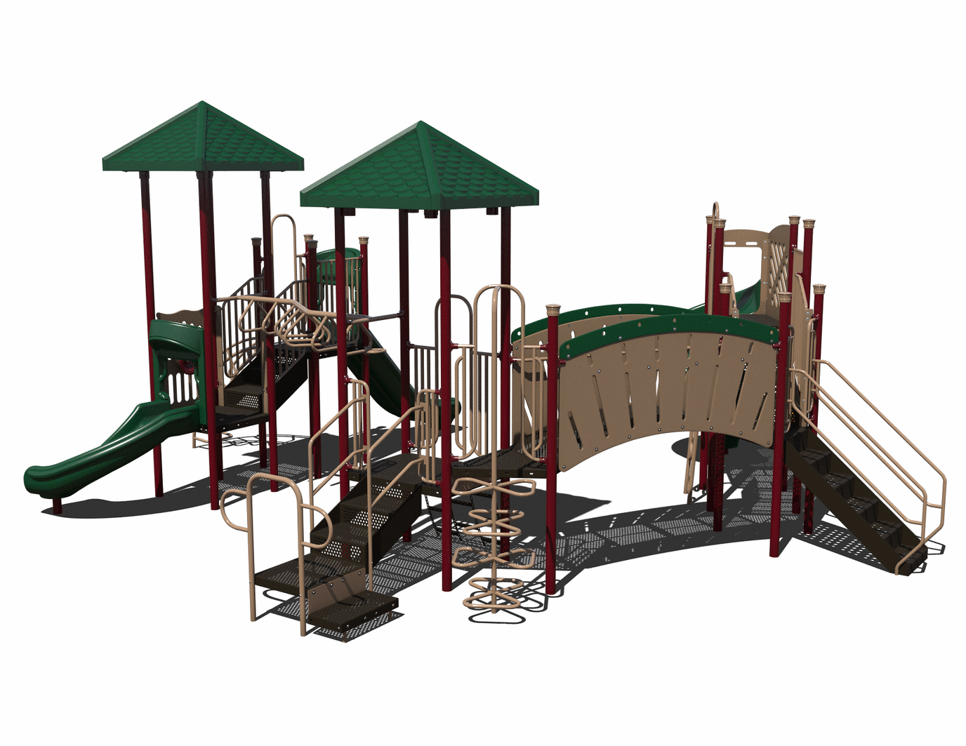 CW-0019-1 Commercial Modular Play Structure | Ages 5-12 | Capacity 30-40 (view 2)