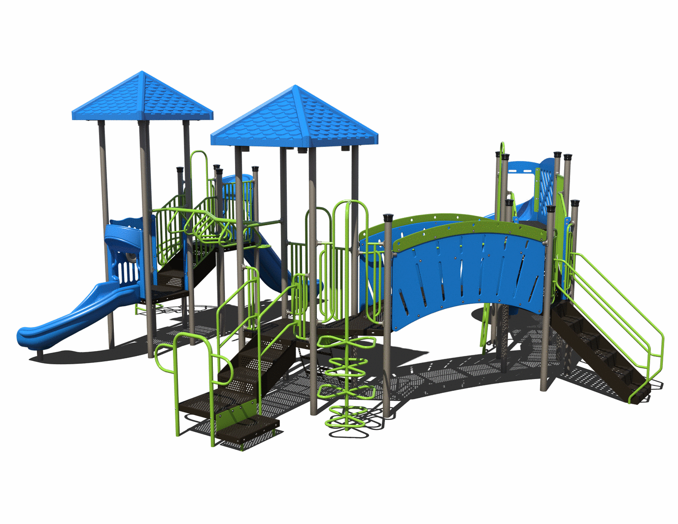 CW-0019-1 Commercial Modular Play Structure | Ages 5-12 | Capacity 30-40 (view 3)