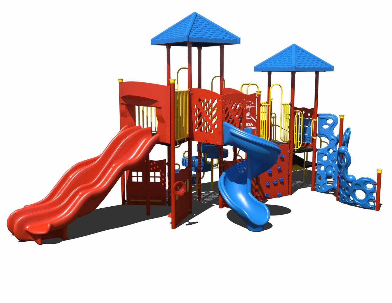 CW-0020 Commercial Modular Play Structure | Ages 5-12 | Capacity 40