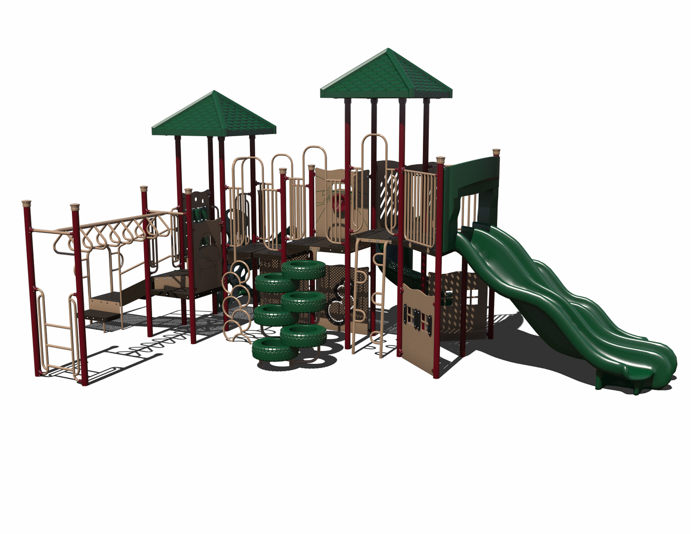 CW-0020 Commercial Modular Play Structure | Ages 5-12 | Capacity 40 (view 2)