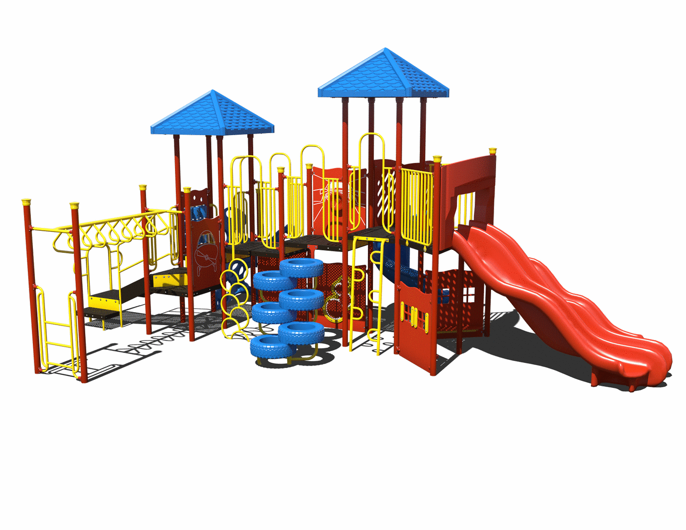 CW-0020 Commercial Modular Play Structure | Ages 5-12 | Capacity 40 (view 3)