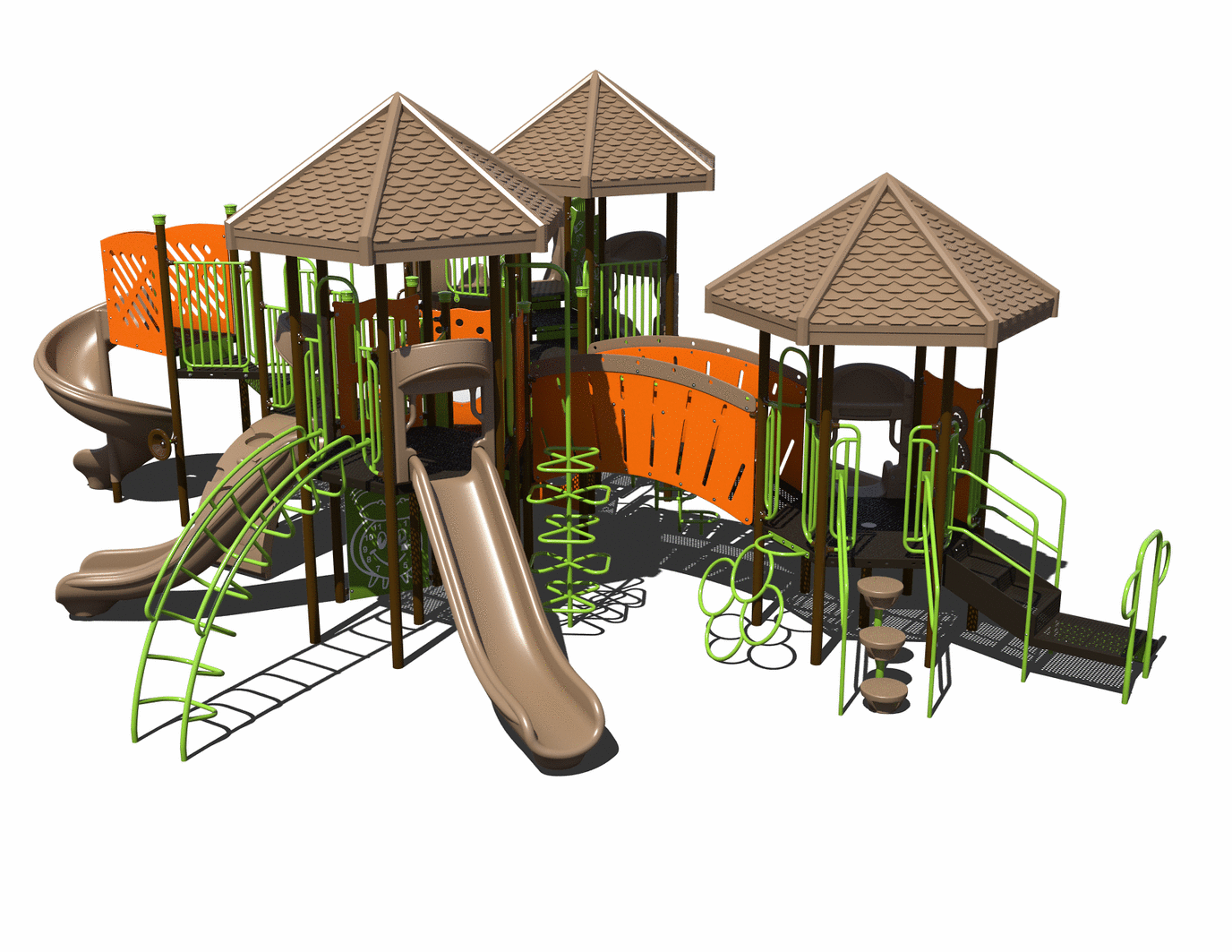 CW-0021 Commercial Modular Play Structure | Ages 5-12 | Capacity 80-90