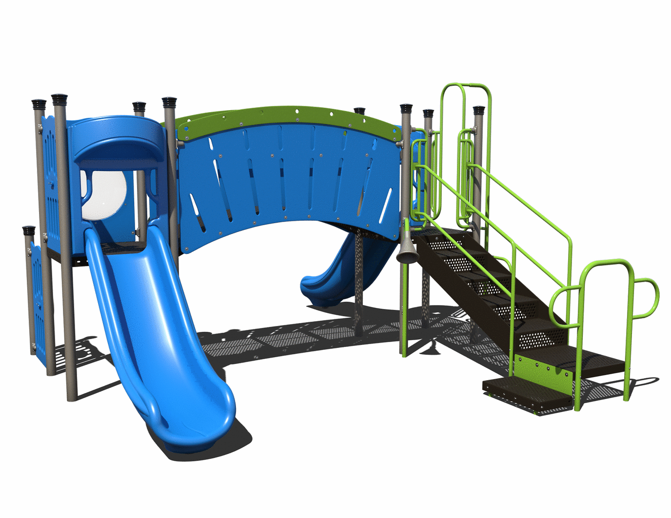 CW-0022 Commercial Modular Play Structure | Ages 5-12 | Capacity 22 (view 2)