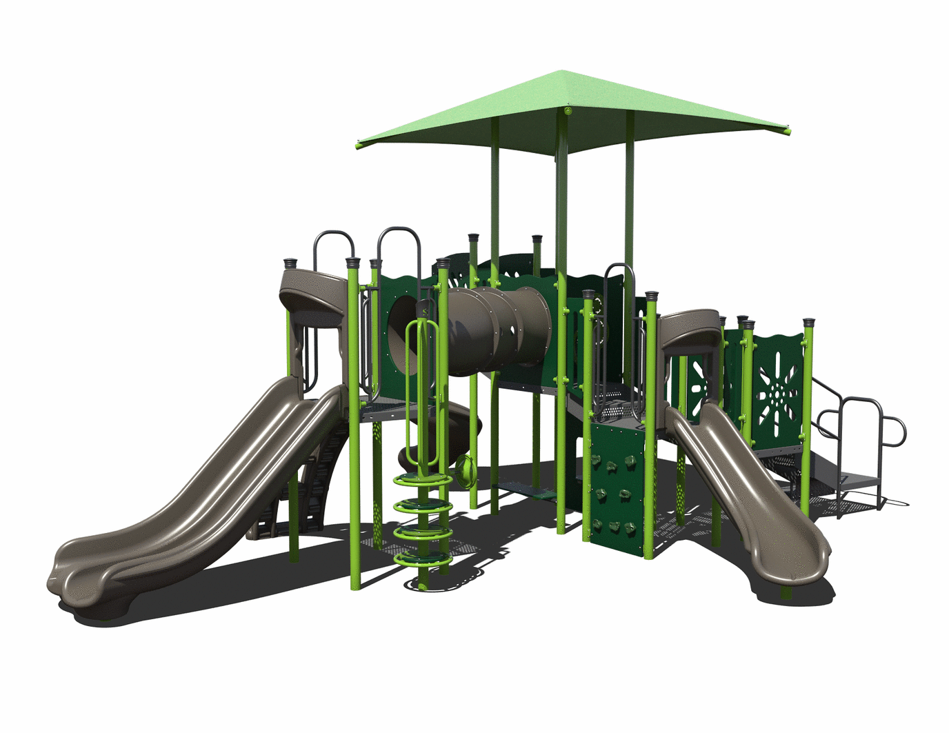 CW-0025 Commercial Modular Play Structure | Ages 2-12 | Capacity 34