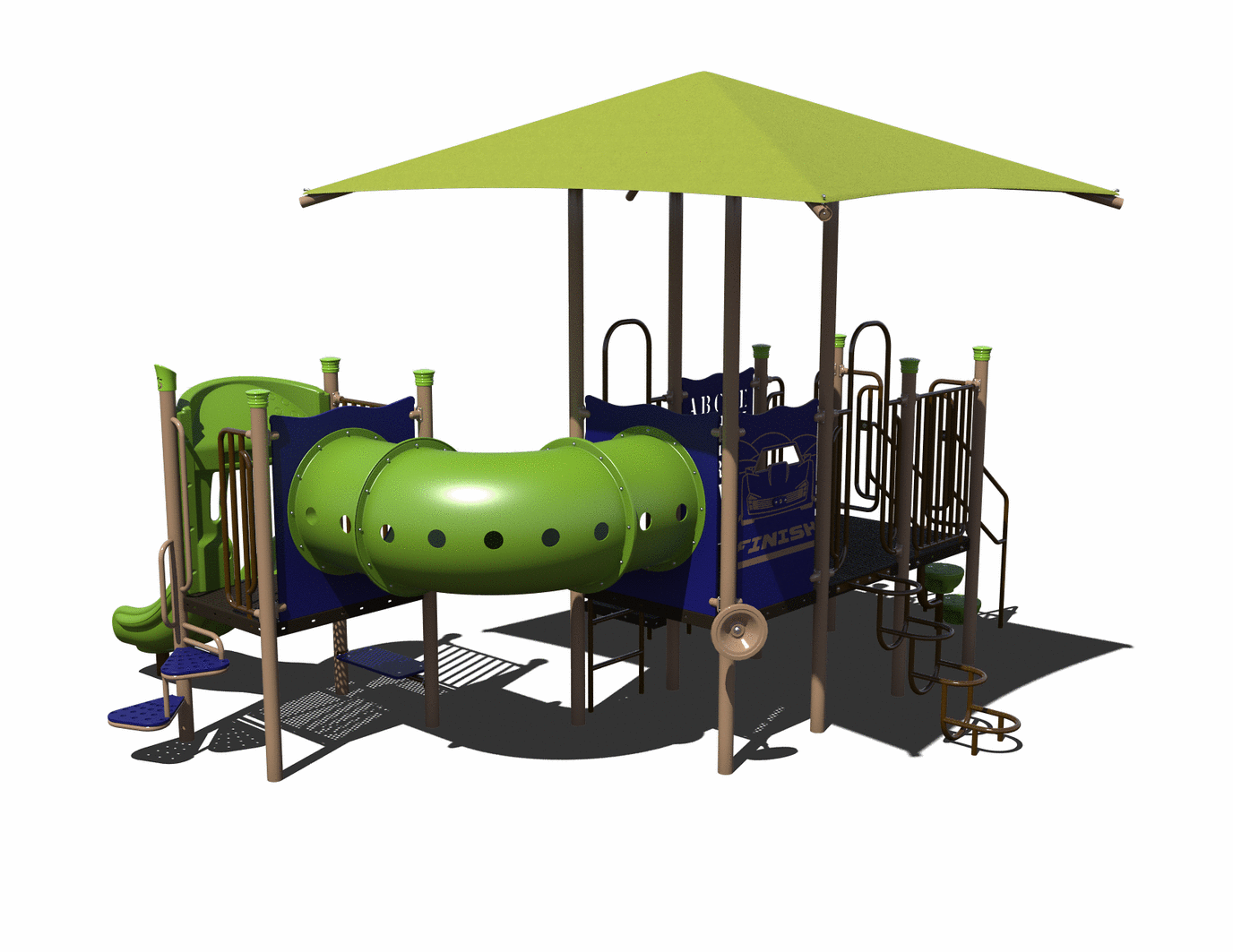CW-0026 Commercial Modular Play Structure | Ages 2-5 | Capacity 32 (view 2)