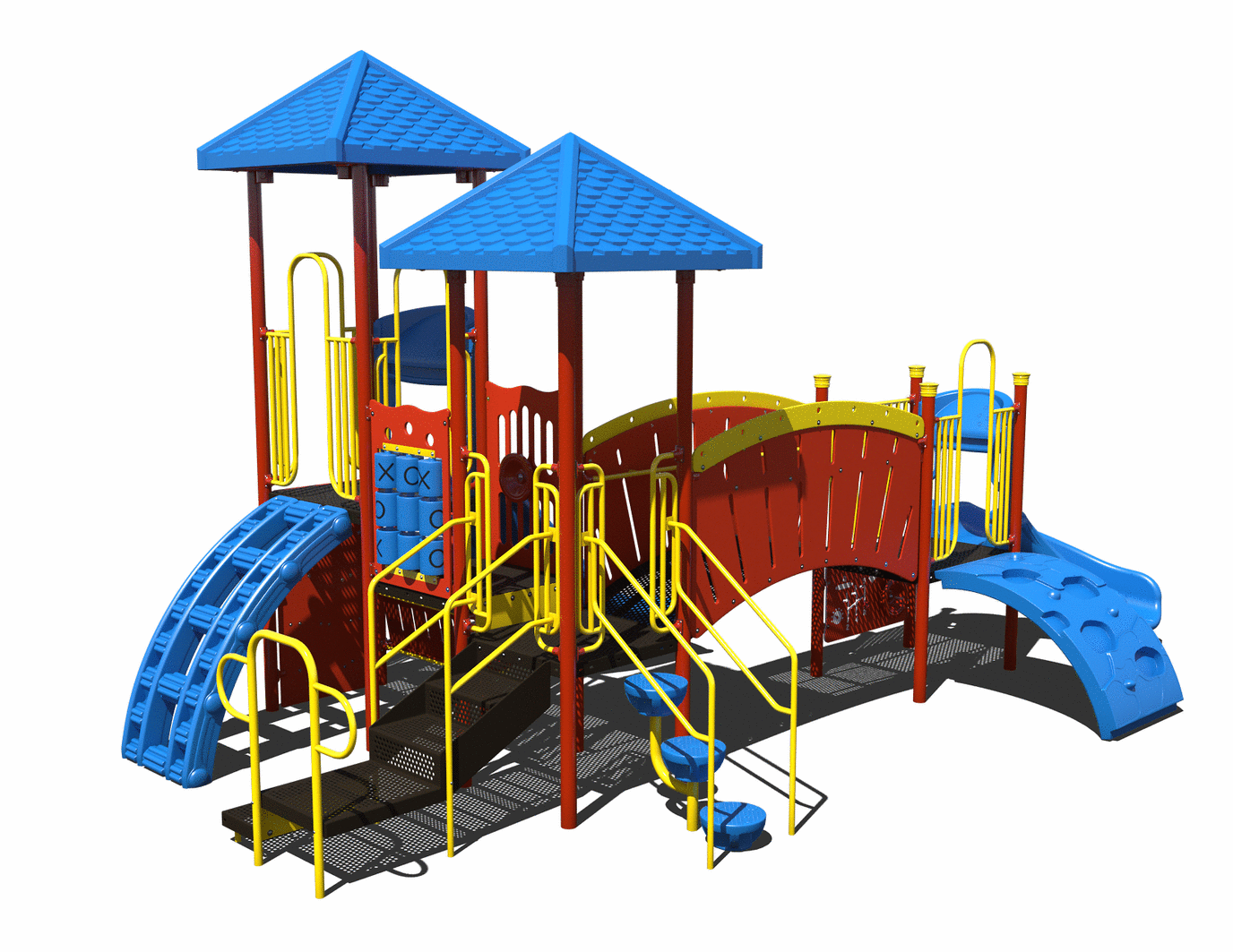 CW-0027 Commercial Modular Play Structure | Ages 2-12 | Capacity 28 (view 2)