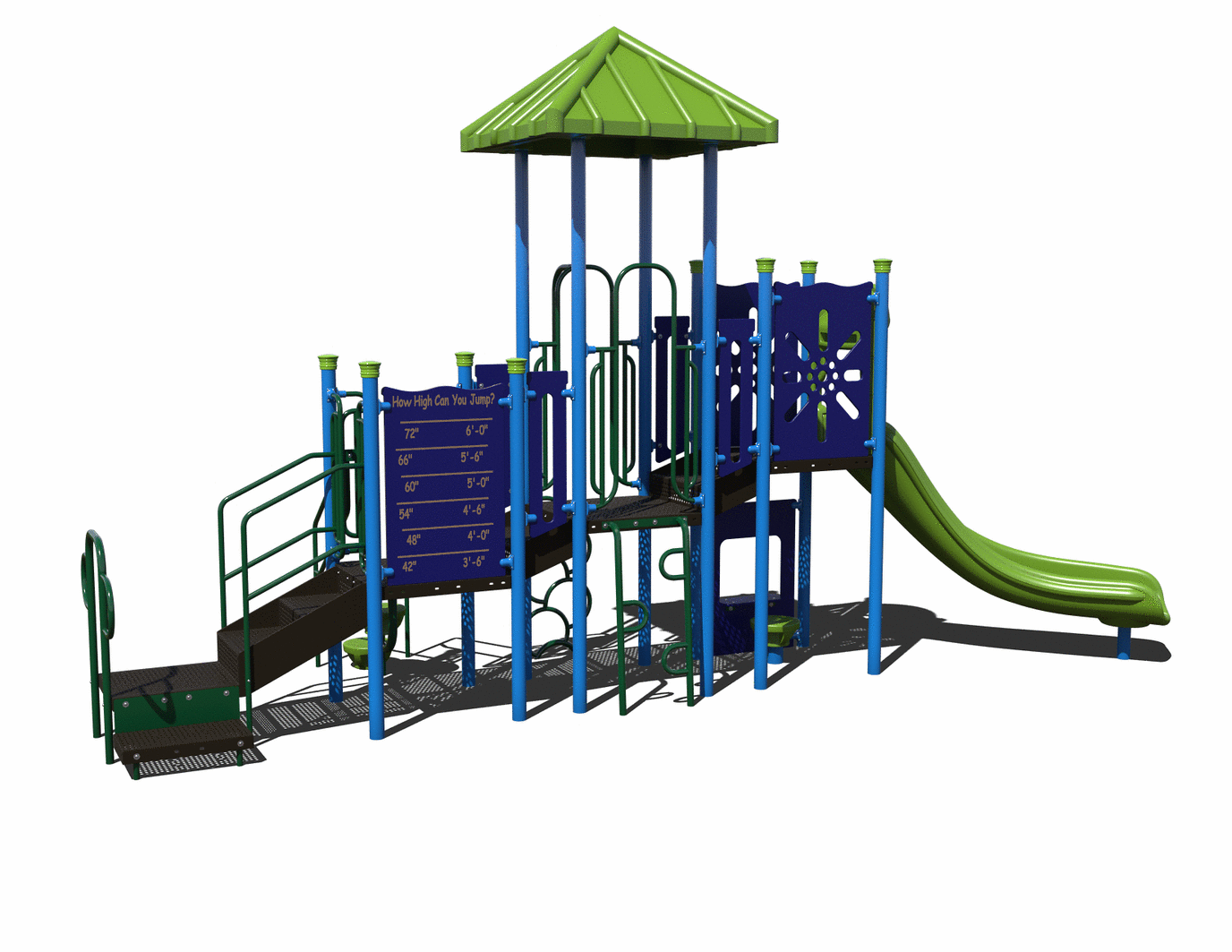 CW-0030 Commercial Modular Play Structure | Ages 5-12 | Capacity 30