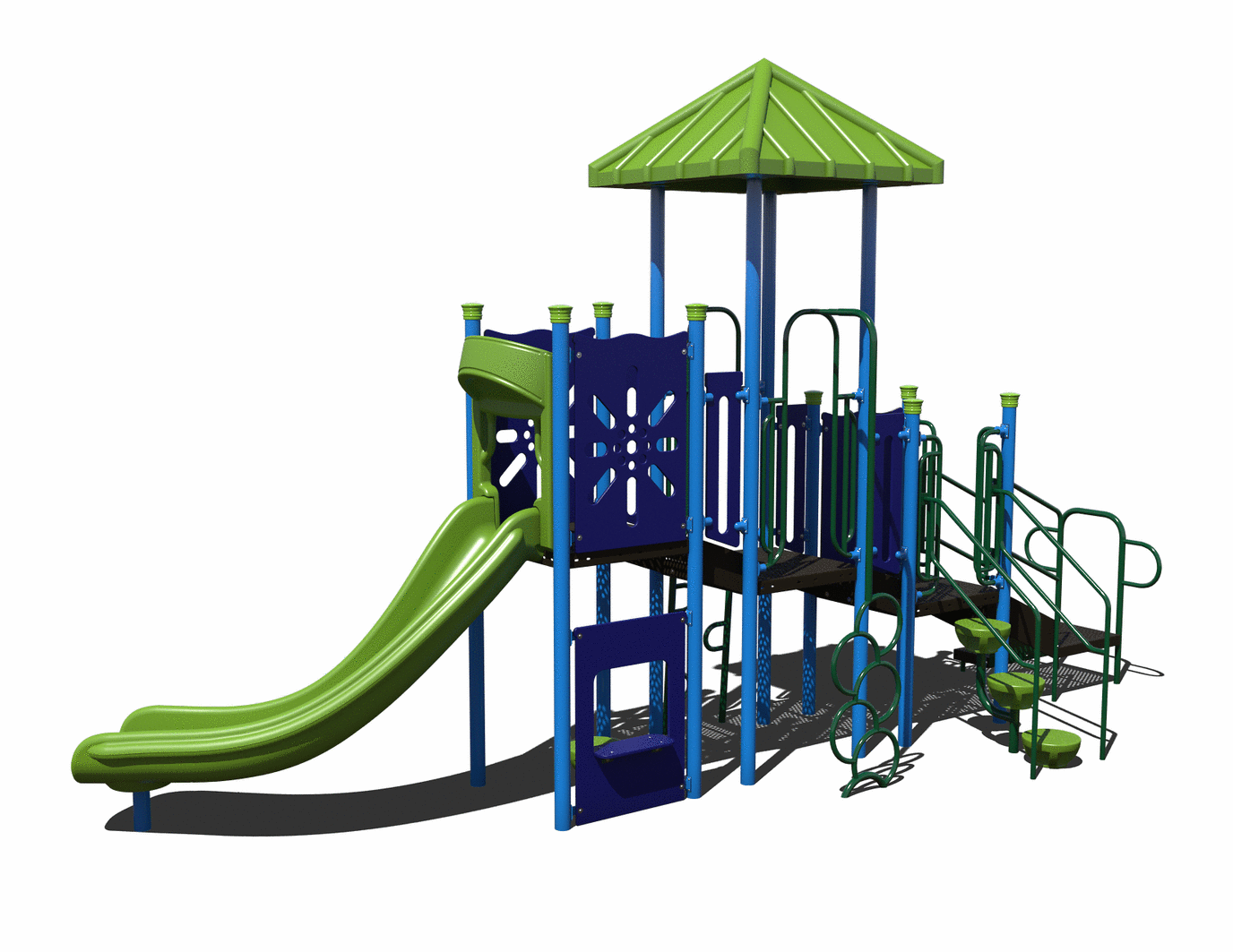 CW-0030 Commercial Modular Play Structure | Ages 5-12 | Capacity 30 (view 2)