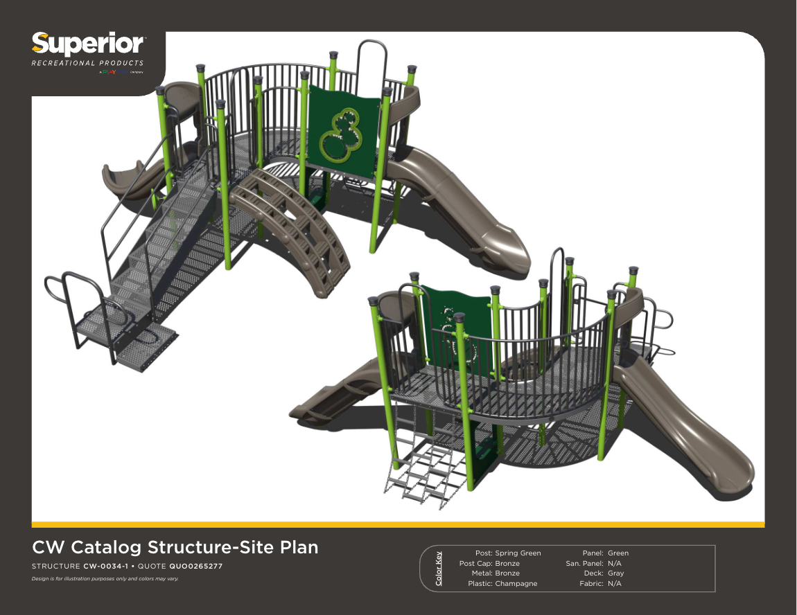CW-0034-1 Commercial Modular Play Structure | Ages 2-12 | Capacity 20-25 (view 2)
