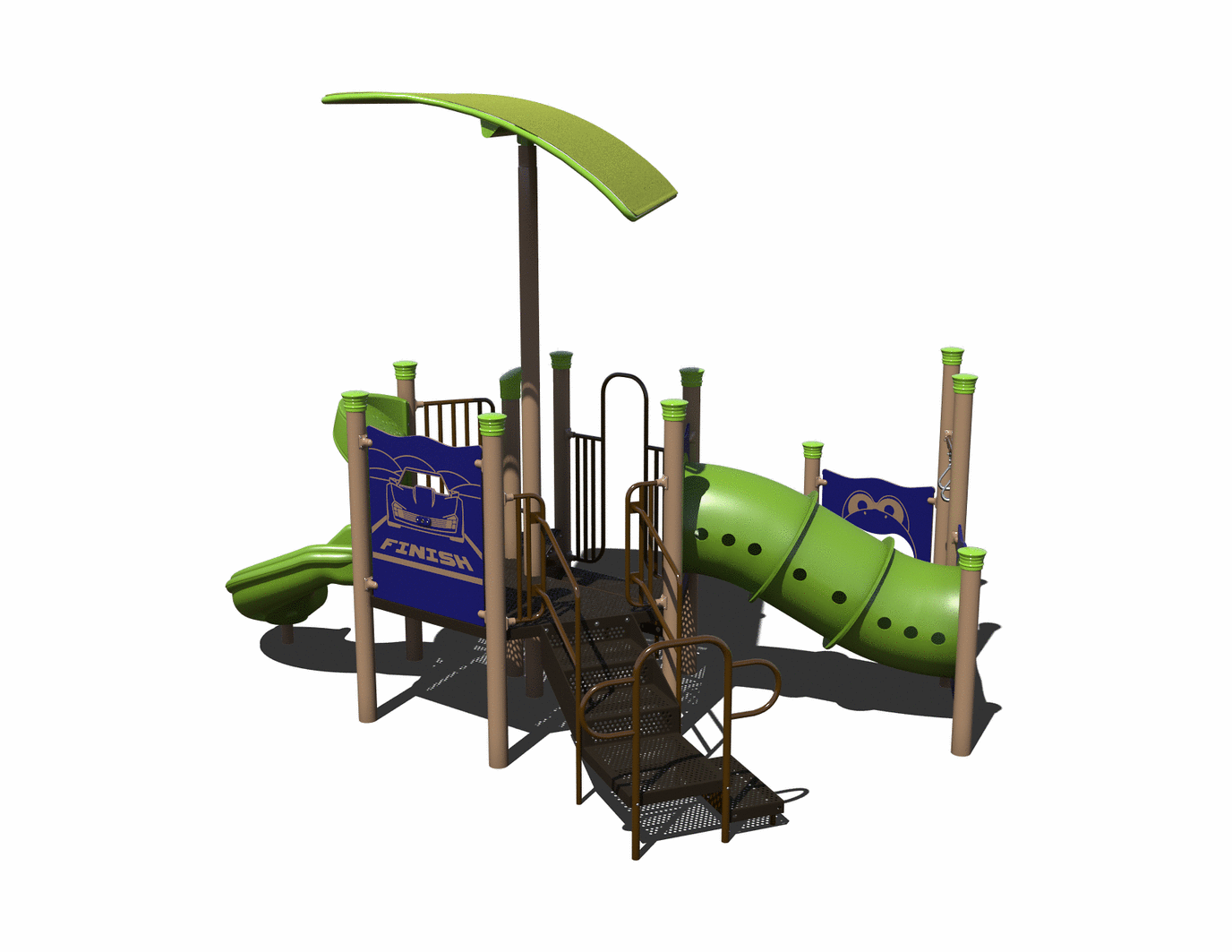 CW-0035 Commercial Modular Play Structure | Ages 2-5 | Capacity 30-35 (view 3)