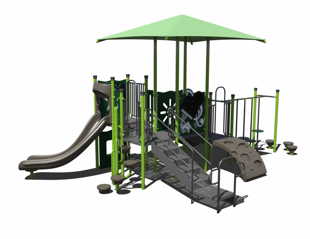 CW-0036 Commercial Modular Play Structure | Ages 2-12 | Capacity 32