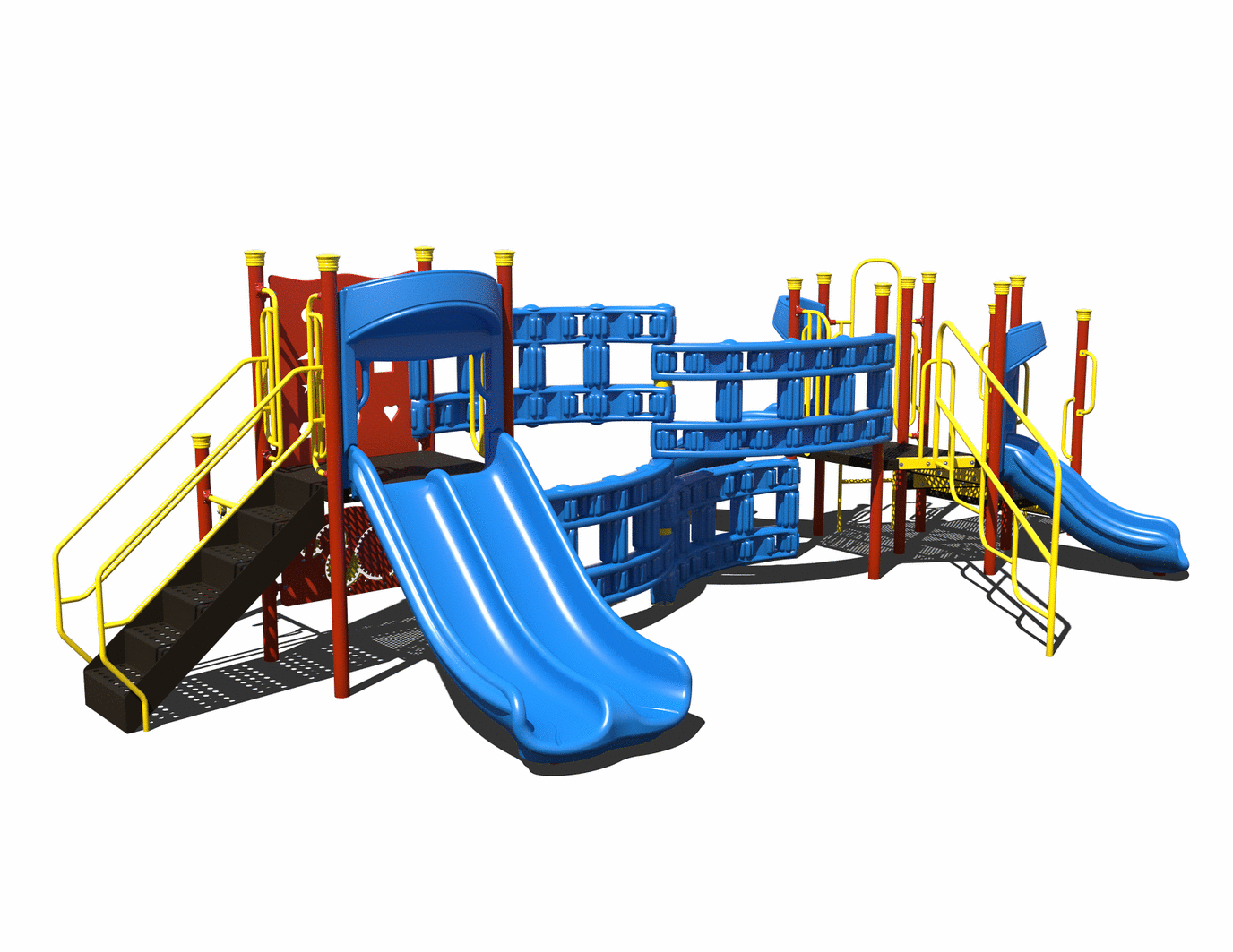 CW-0037 Commercial Modular Play Structure | Ages 5-12 | Capacity 25-30