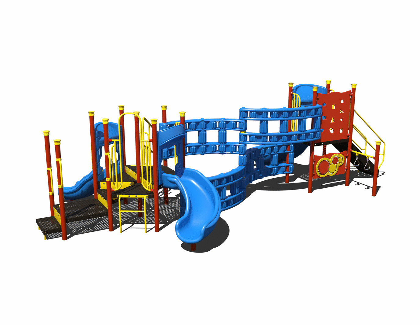 CW-0037 Commercial Modular Play Structure | Ages 5-12 | Capacity 25-30 (view 2)