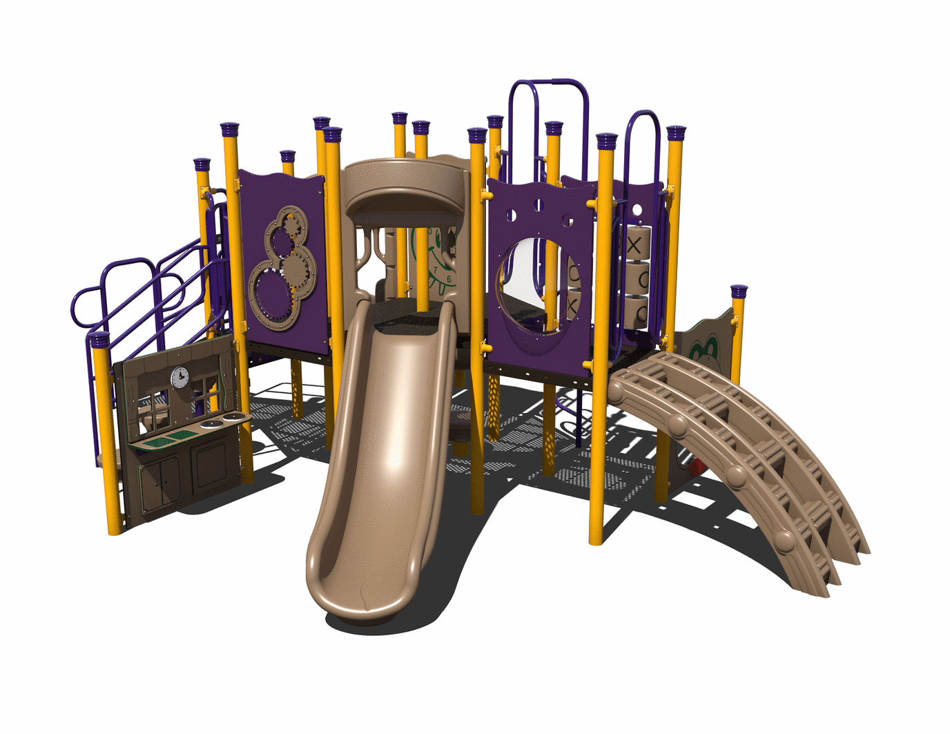 CW-0038-1 Commercial Modular Play Structure | Ages 2-12 | Capacity 38 (view 2)