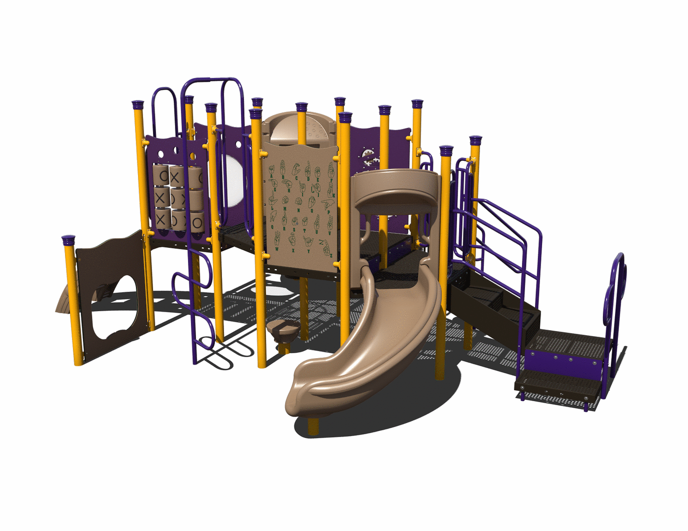 CW-0038-1 Commercial Modular Play Structure | Ages 2-12 | Capacity 38 (view 3)