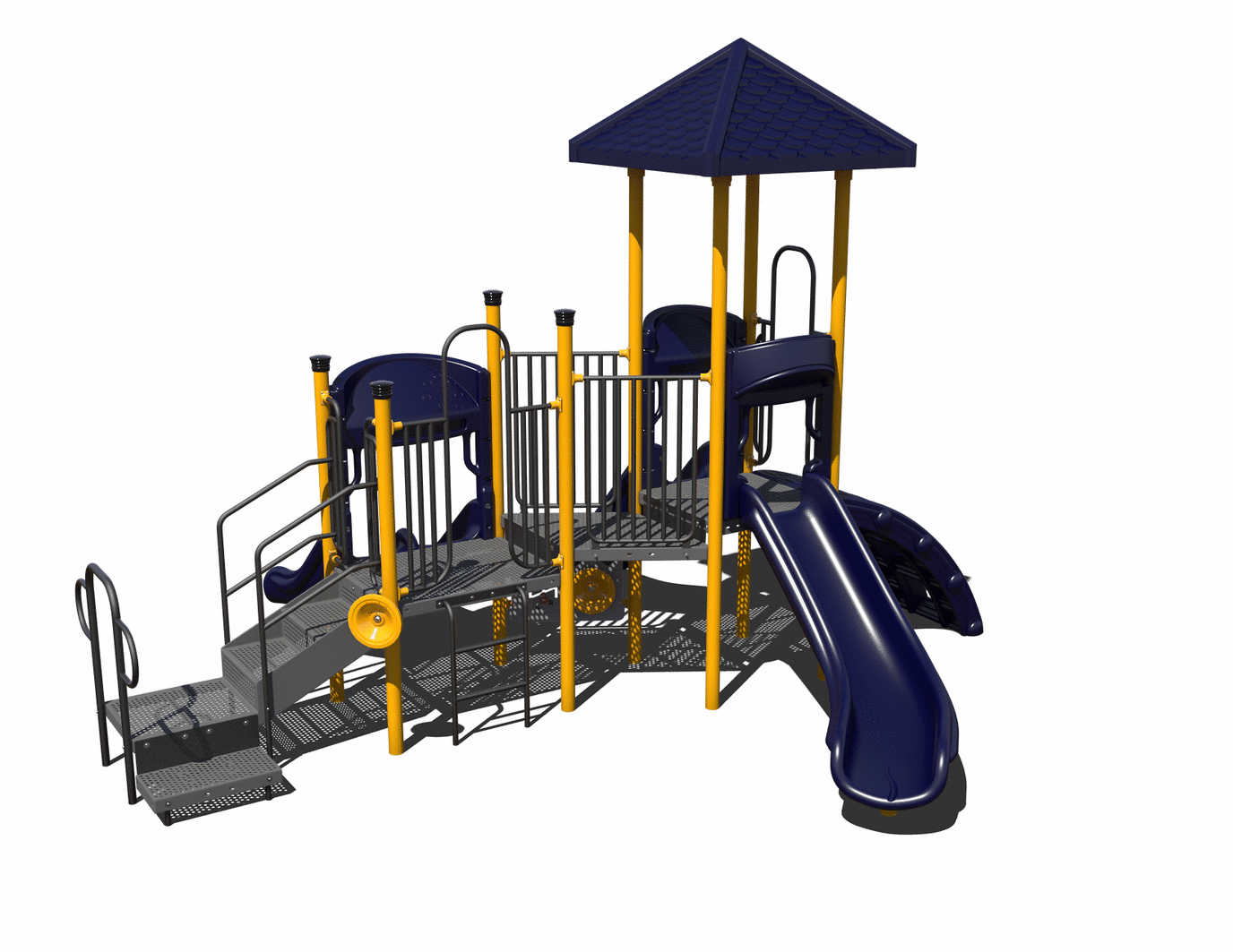 CW-0040 Commercial Modular Play Structure | Ages 2-12 | Capacity 25