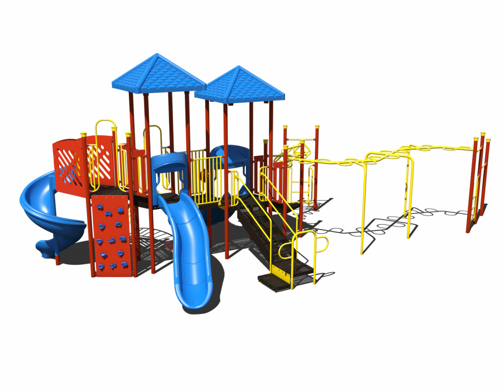 CW-0050-1 Commercial Modular Play Structure | Ages 5-12 | Capacity 38