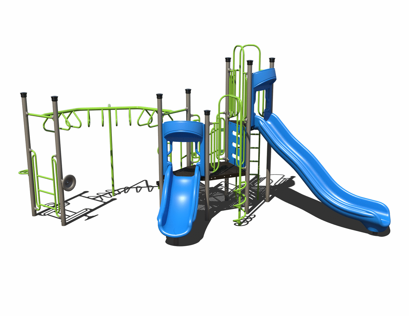 CW-0054 Commercial Modular Play Structure | Ages 5-12 | Capacity 20