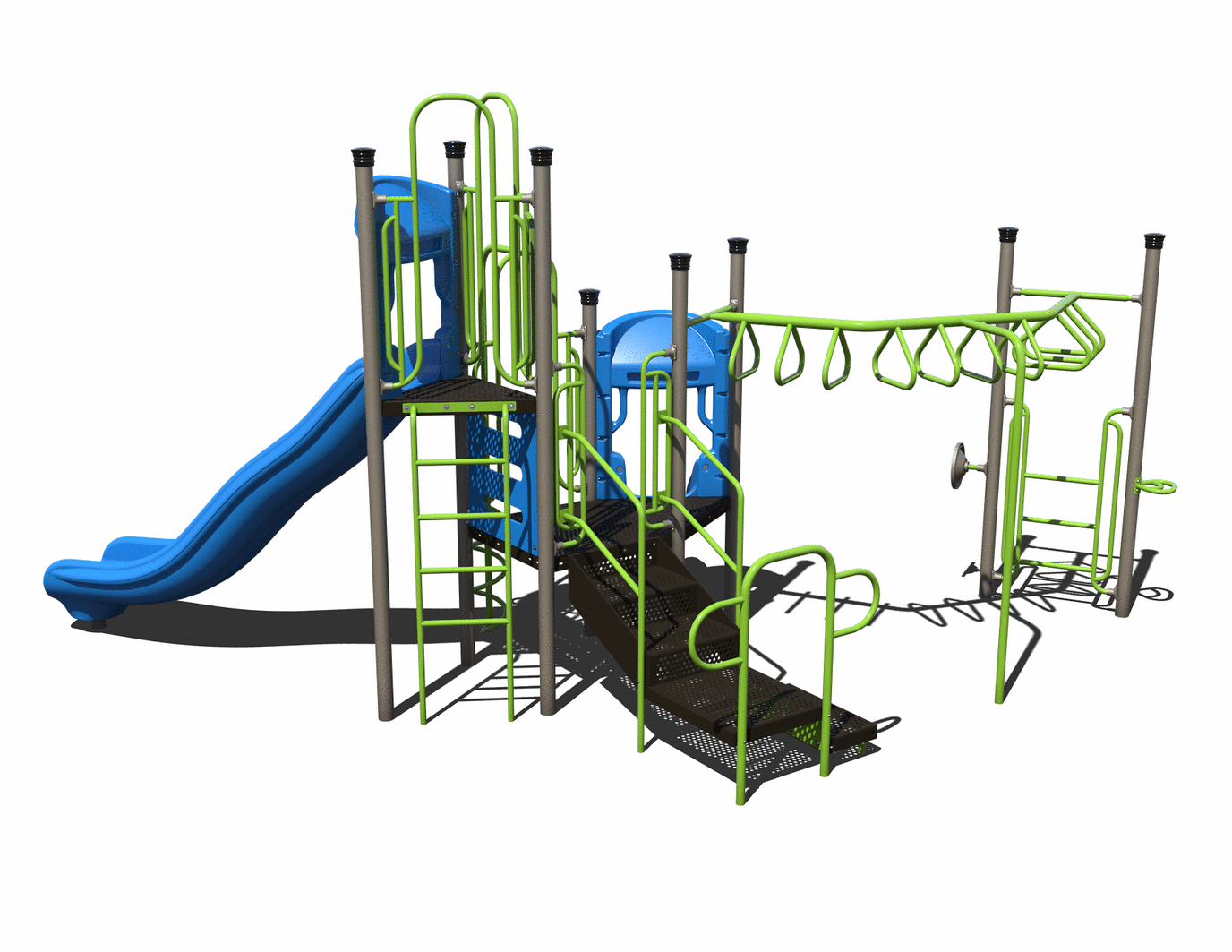 CW-0054 Commercial Modular Play Structure | Ages 5-12 | Capacity 20 (view 2)