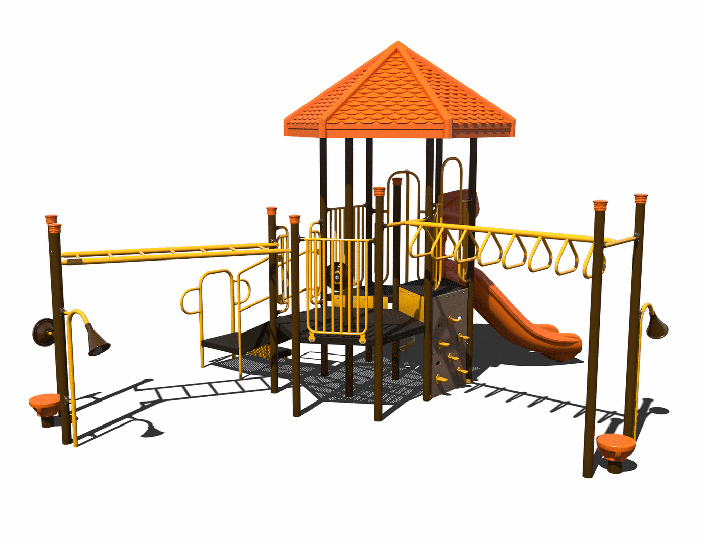CW-0056 Commercial Modular Play Structure | Ages 5-12 | Capacity 30