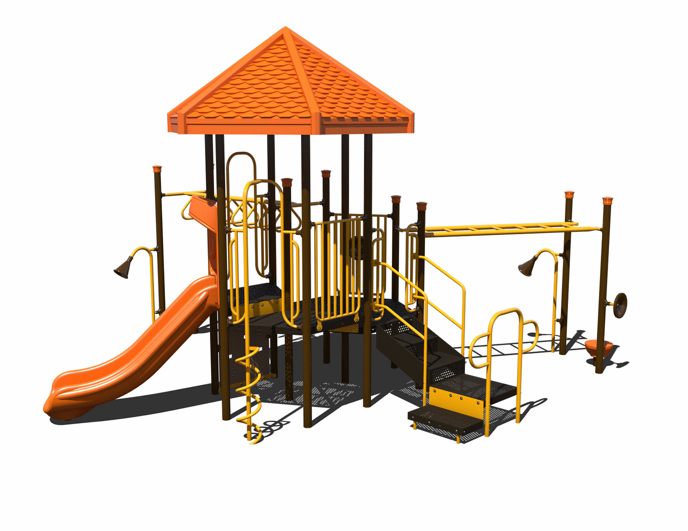 CW-0056 Commercial Modular Play Structure | Ages 5-12 | Capacity 30 (view 2)