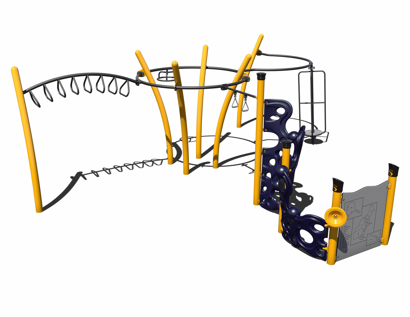 CW-0060 Commercial Modular Play Structure | Ages 5-12 | Capacity 15-20