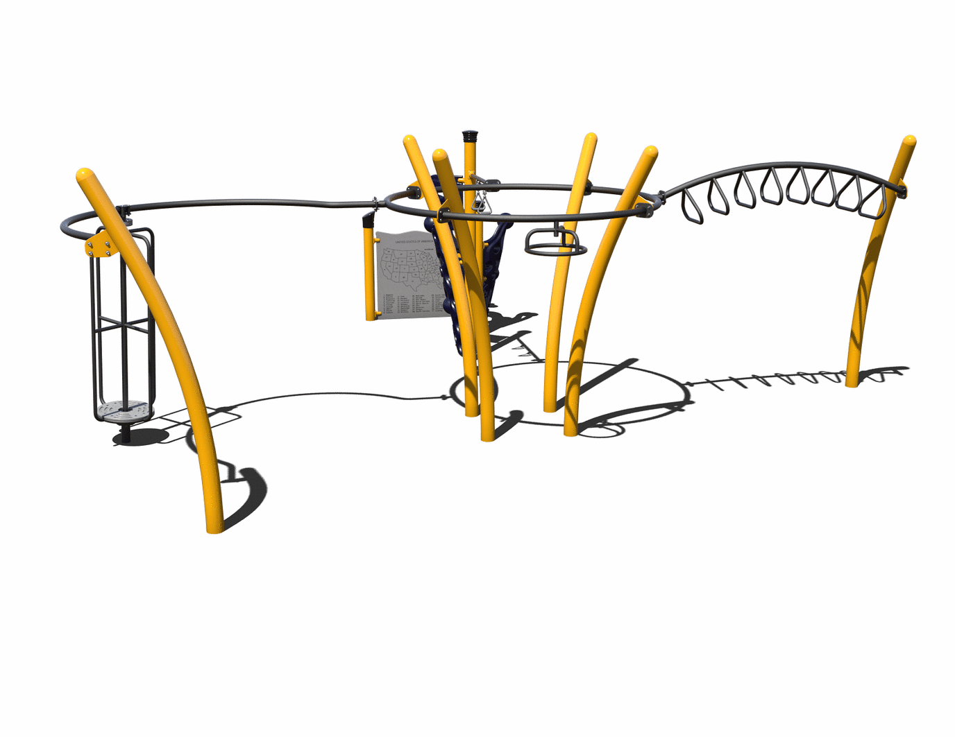 CW-0060 Commercial Modular Play Structure | Ages 5-12 | Capacity 15-20 (view 2)