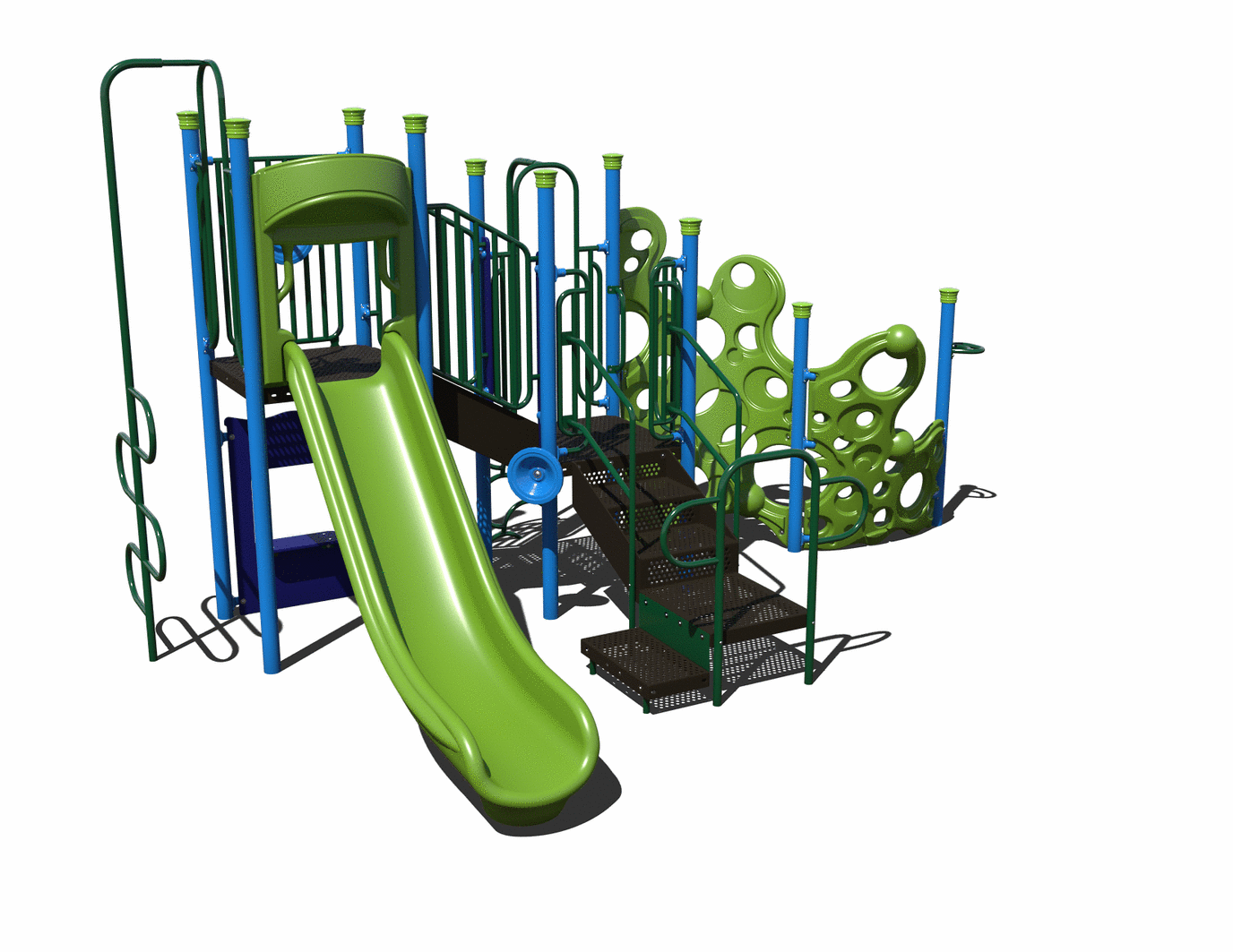CW-0061-1 Commercial Modular Play Structure | Ages 2-12 | Capacity 20 (view 2)