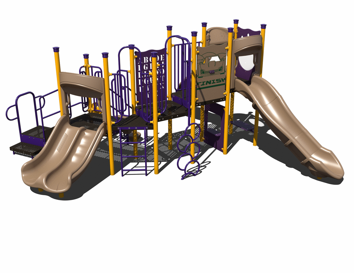 CW-0062 Commercial Modular Play Structure | Ages 2-12 | Capacity 30-35 (view 3)