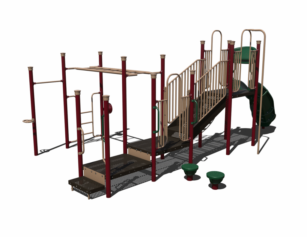 CW-0063-1 Commercial Modular Play Structure | Ages 5-12 | Capacity 20-25