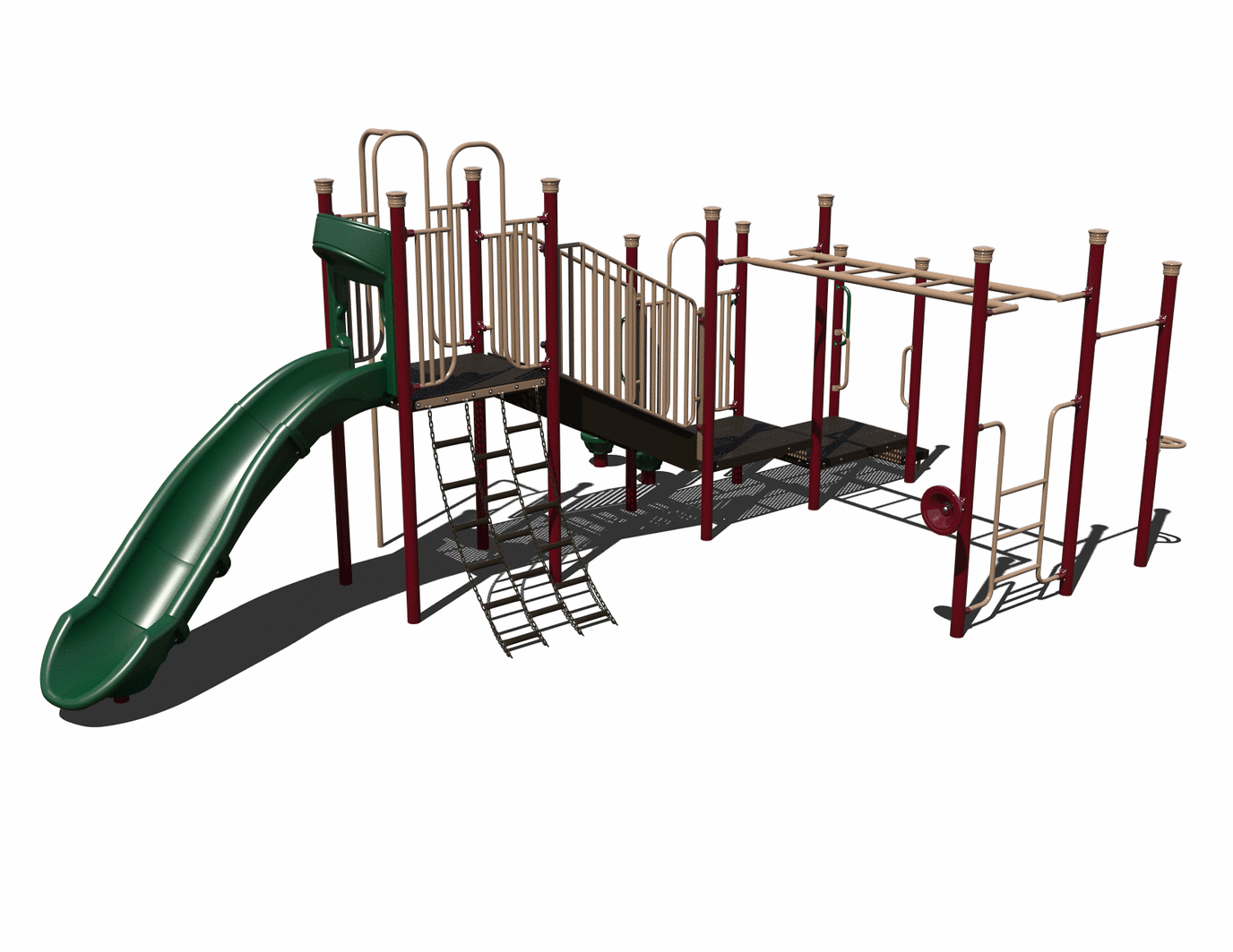 CW-0063-1 Commercial Modular Play Structure | Ages 5-12 | Capacity 20-25 (view 2)