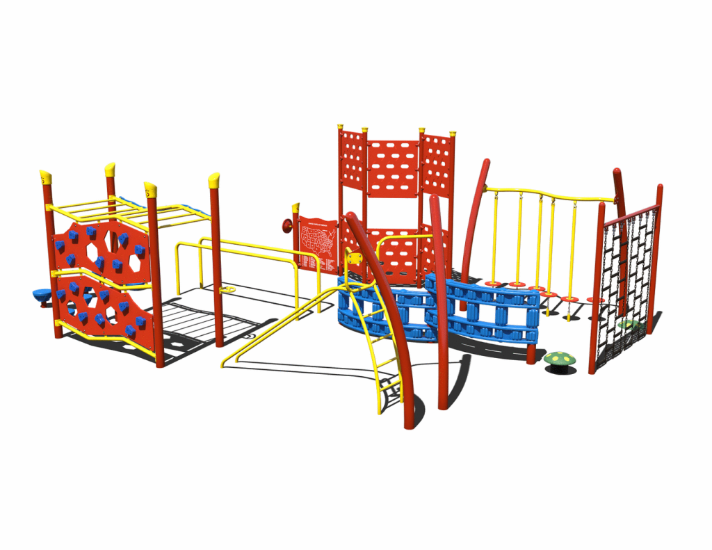 CW-0065 Commercial Modular Play Structure | Ages 5-12 | Capacity 18
