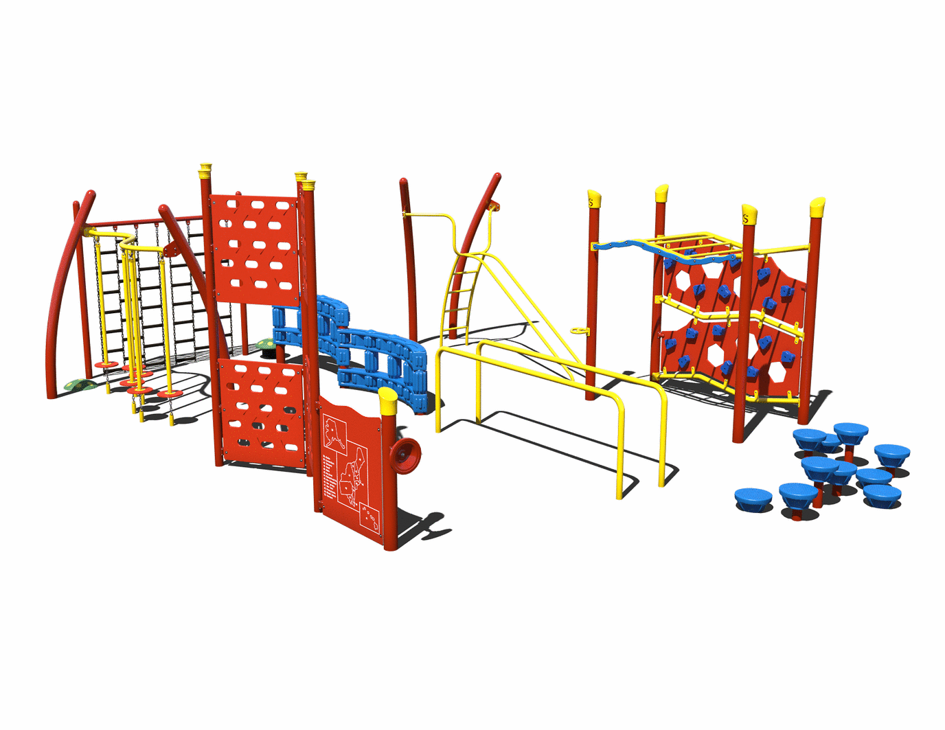 CW-0065 Commercial Modular Play Structure | Ages 5-12 | Capacity 18 (view 2)