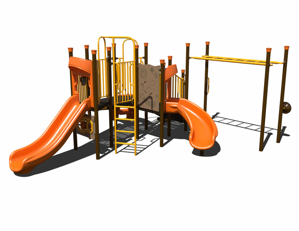 CW-0066 Commercial Modular Play Structure | Ages 5-12 | Capacity 34