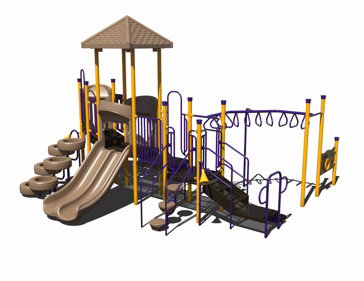 CW-0067 Commercial Modular Play Structure | Ages 5-12 | Capacity 30-35