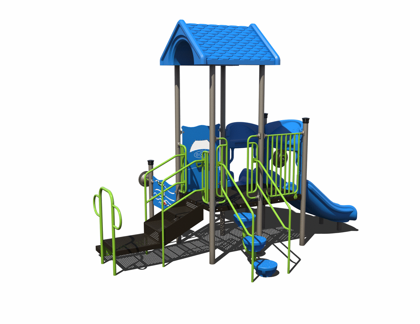 CW-0068 Commercial Modular Play Structure | Ages 2-5 | Capacity 22 (view 3)
