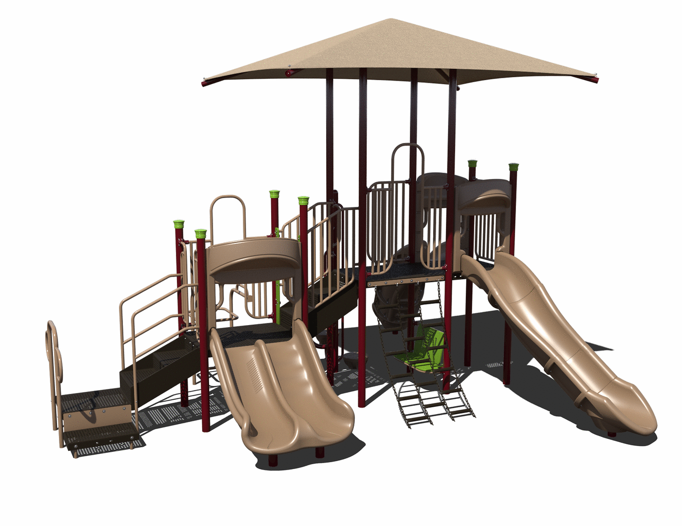 CW-0071 Commercial Modular Play Structure | Ages 2-12 | Capacity 25-30 (view 2)