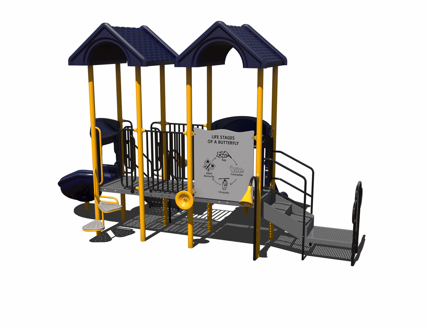 CW-0072 Commercial Modular Play Structure | Ages 2-5 | Capacity 24 (view 2)