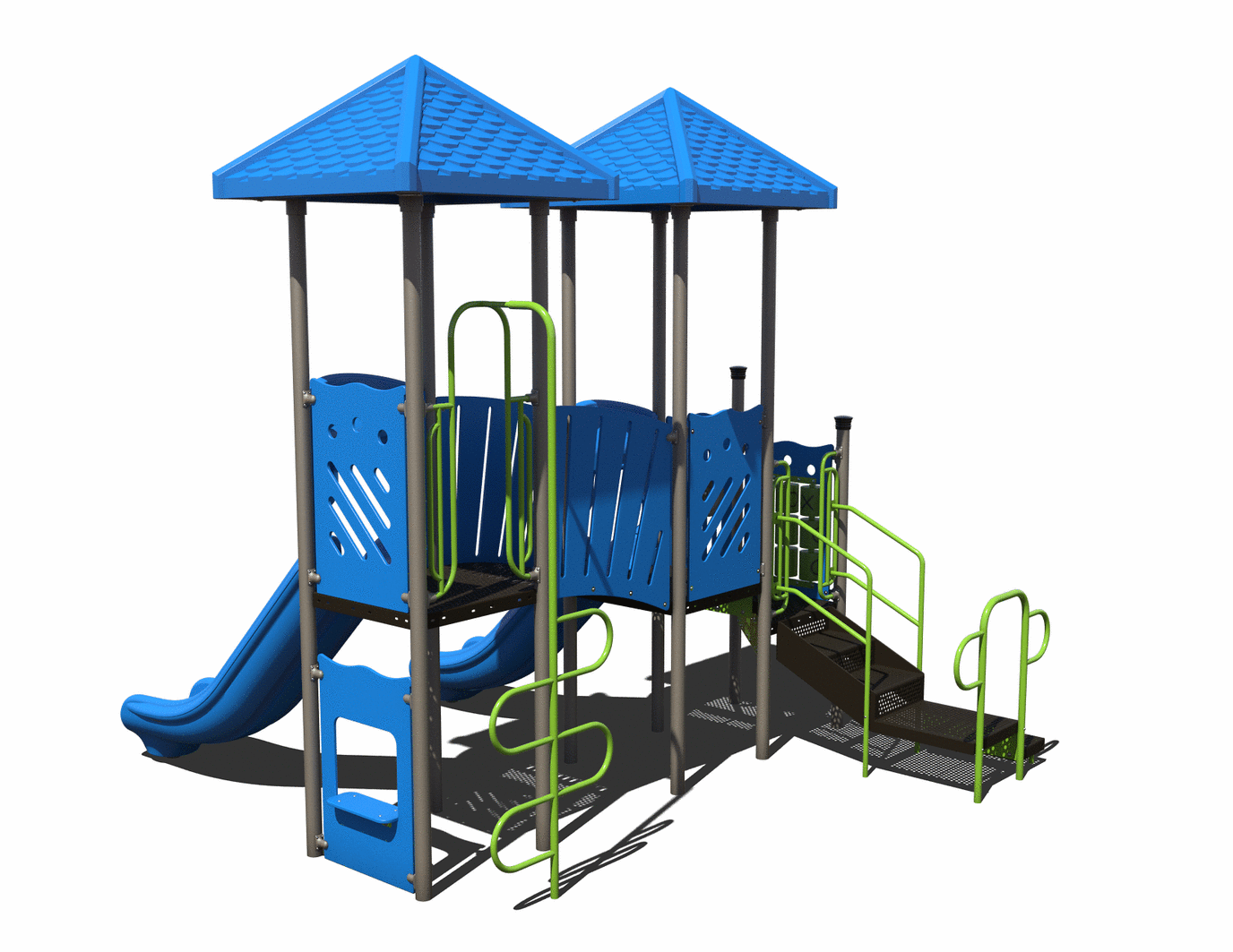 CW-0073 Commercial Modular Play Structure | Ages 5-12 | Capacity 20-24