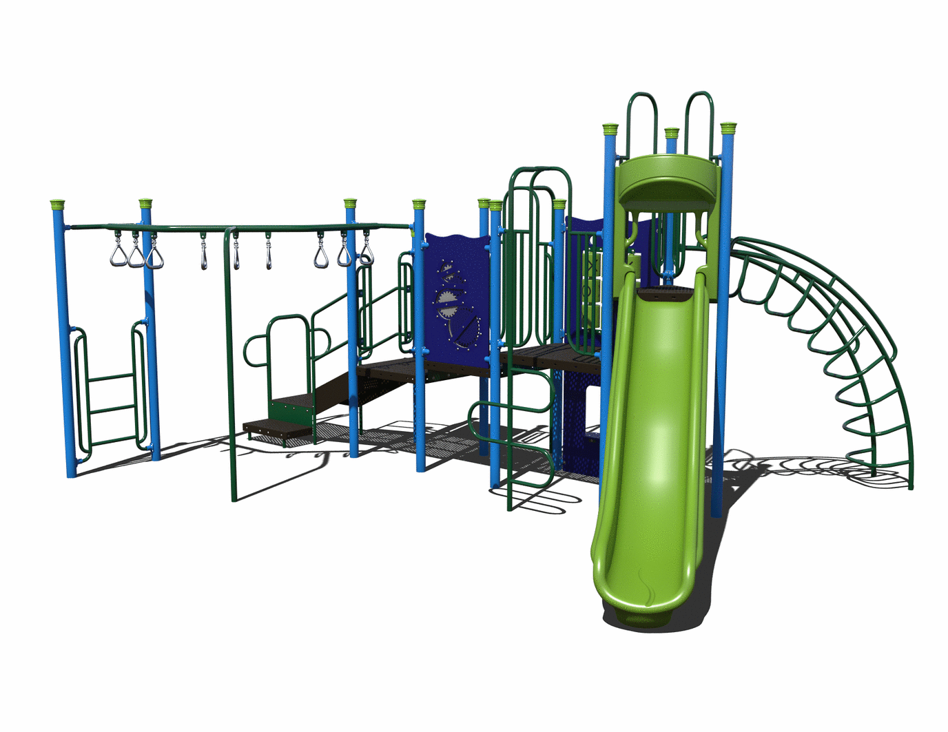 CW-0074 Commercial Modular Play Structure | Ages 5-12 | Capacity 30