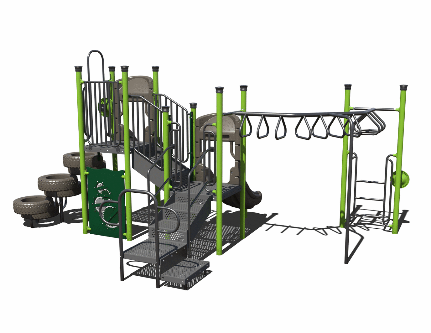 CW-0075 Commercial Modular Play Structure | Ages 5-12 | Capacity 20-25 (view 2)