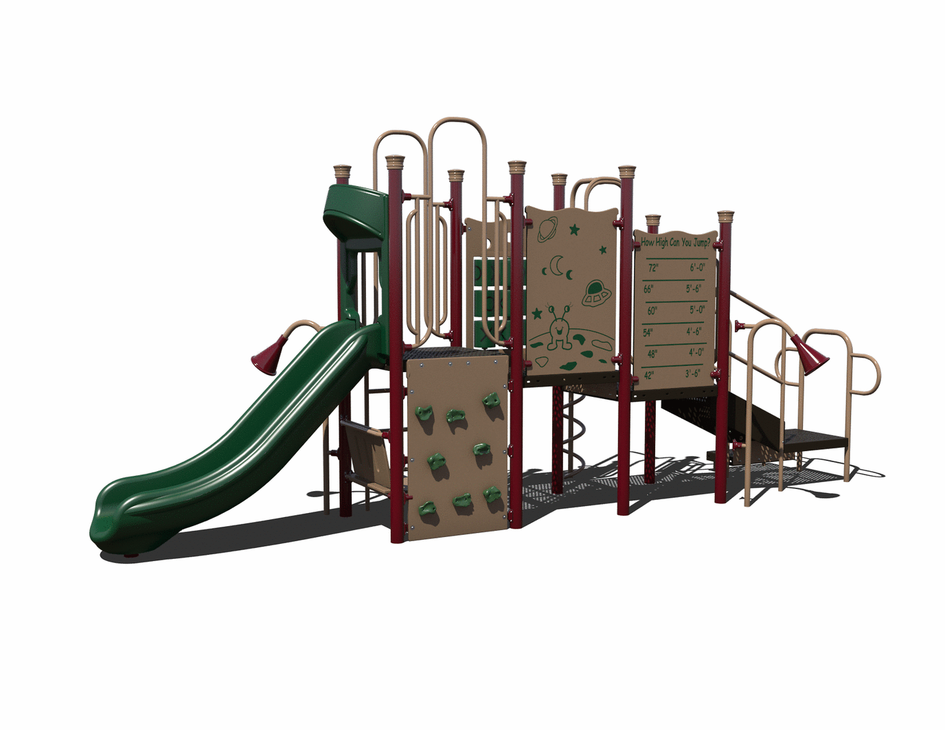 CW-0078 Commercial Modular Play Structure | Ages 2-5 | Capacity 26