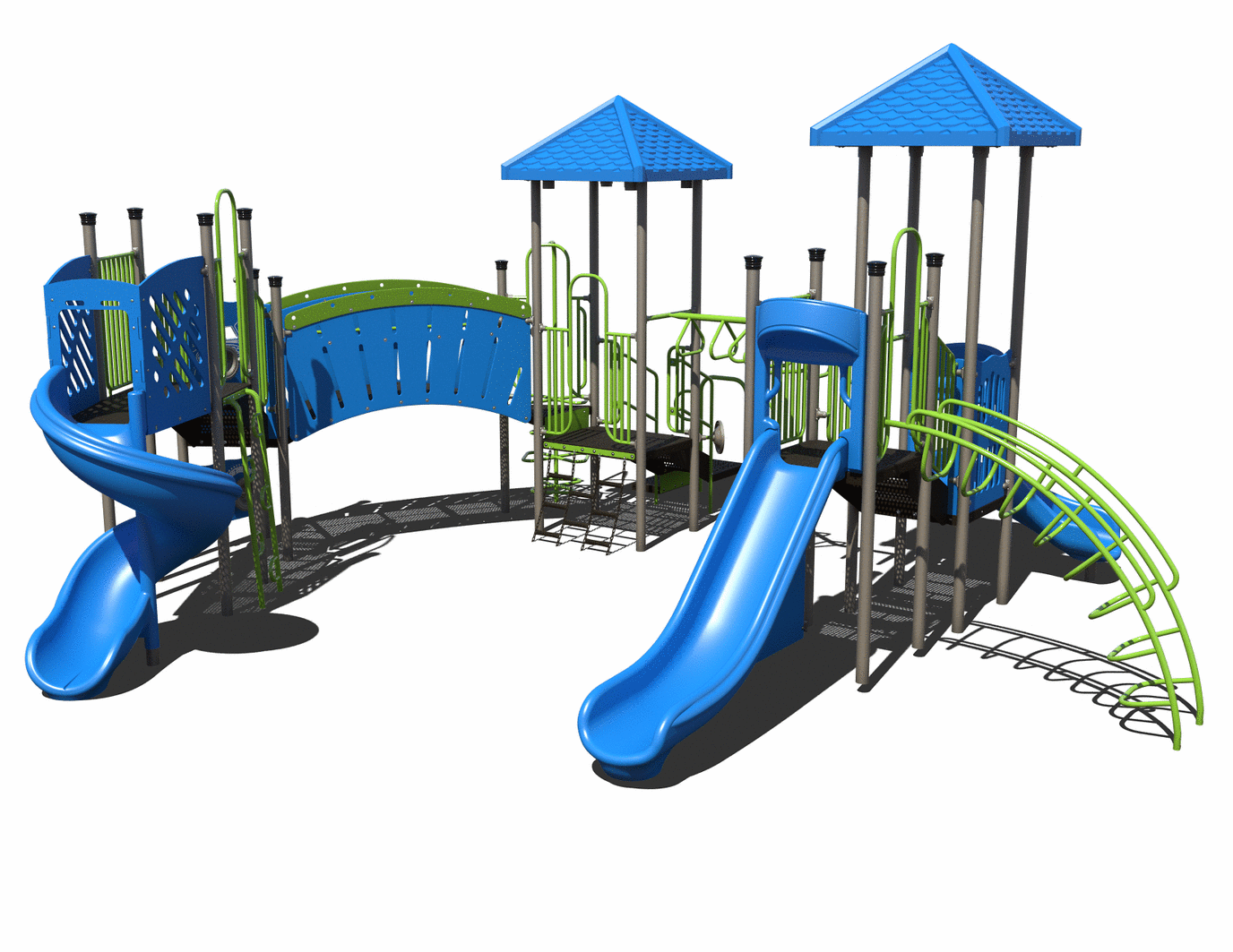 CW-0079 Commercial Modular Play Structure | Ages 5-12 | Capacity 36